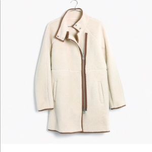 Madewell Sherpa cocoon coat XL